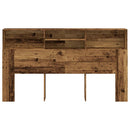 vidaXL antik fa színű szerelt fa áthidalószekrény 180 x 19 x 103,5 cm