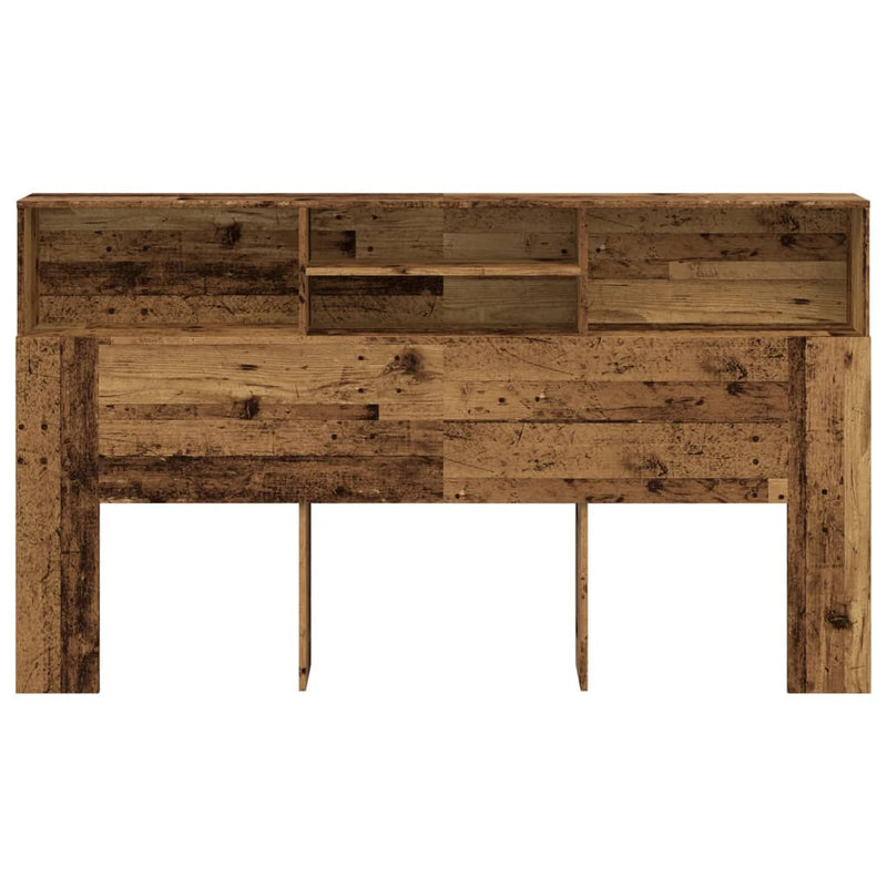 vidaXL antik fa színű szerelt fa áthidalószekrény 180 x 19 x 103,5 cm