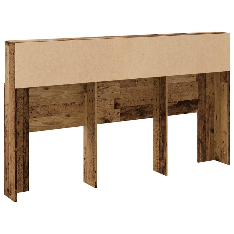 vidaXL antik fa színű szerelt fa áthidalószekrény 180 x 19 x 103,5 cm