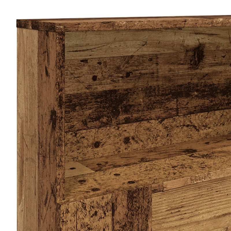 vidaXL antik fa színű szerelt fa áthidalószekrény 180 x 19 x 103,5 cm