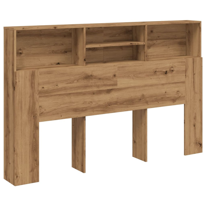 vidaXL kézzel készített tölgyfa fejtámla szekrény 180 x 19 x 103,5 cm