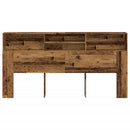 vidaXL antik fa színű szerelt fa áthidalószekrény 200 x 19 x 103,5 cm