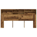vidaXL antik fa színű szerelt fa áthidalószekrény 200 x 19 x 103,5 cm