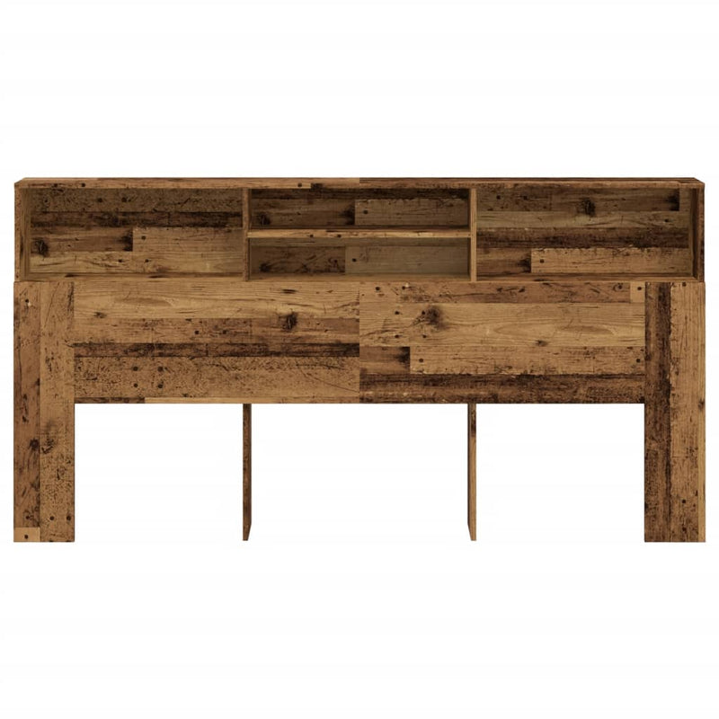 vidaXL antik fa színű szerelt fa áthidalószekrény 200 x 19 x 103,5 cm