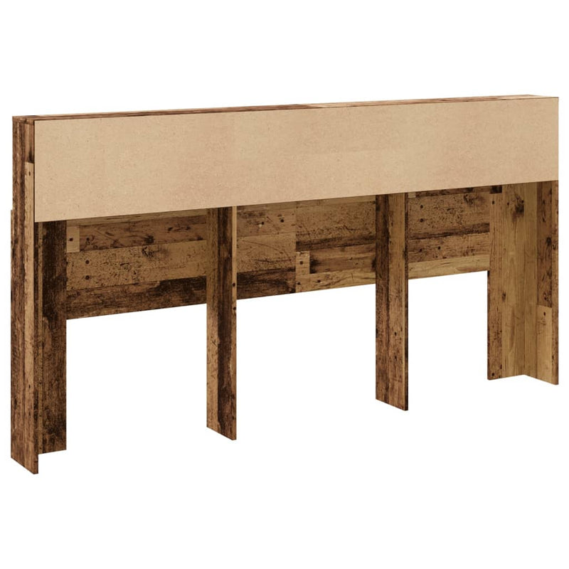 vidaXL antik fa színű szerelt fa áthidalószekrény 200 x 19 x 103,5 cm