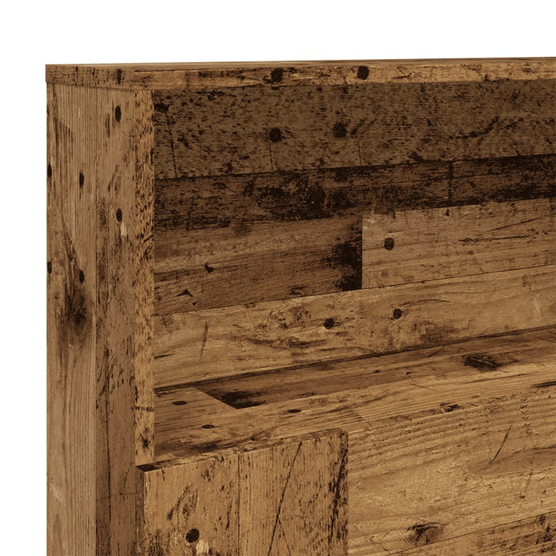 vidaXL antik fa színű szerelt fa áthidalószekrény 200 x 19 x 103,5 cm