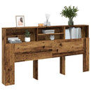vidaXL antik fa színű szerelt fa áthidalószekrény 200 x 19 x 103,5 cm