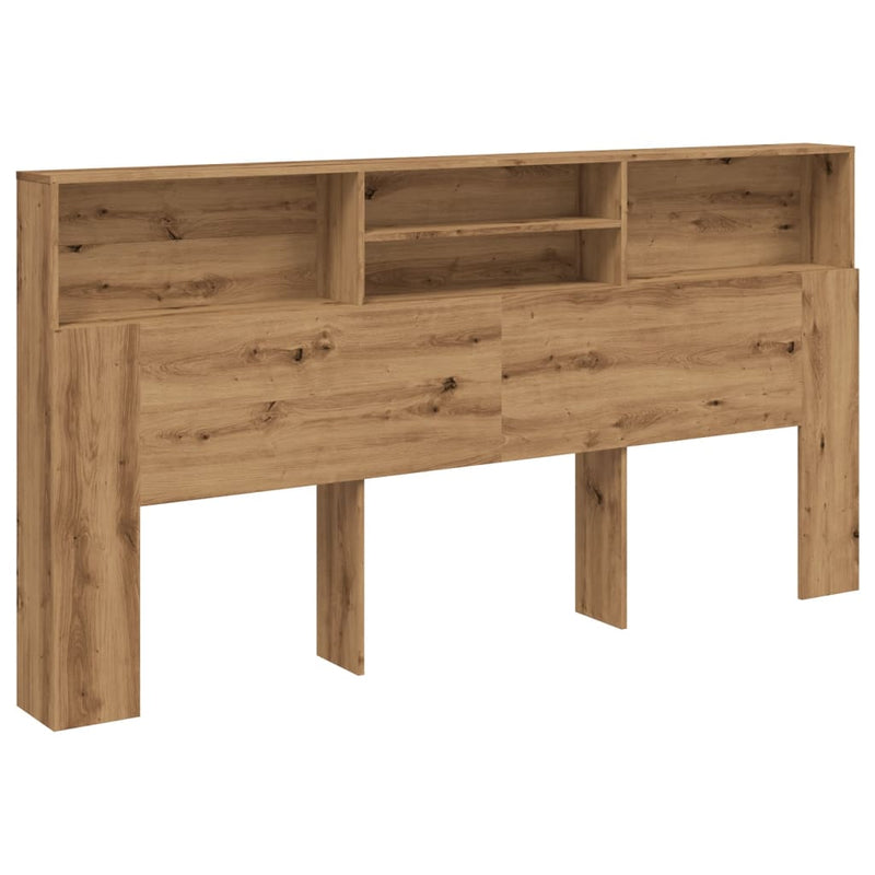 vidaXL kézműves tölgy szerelt fa áthidalószekrény 200 x 19 x 103,5 cm