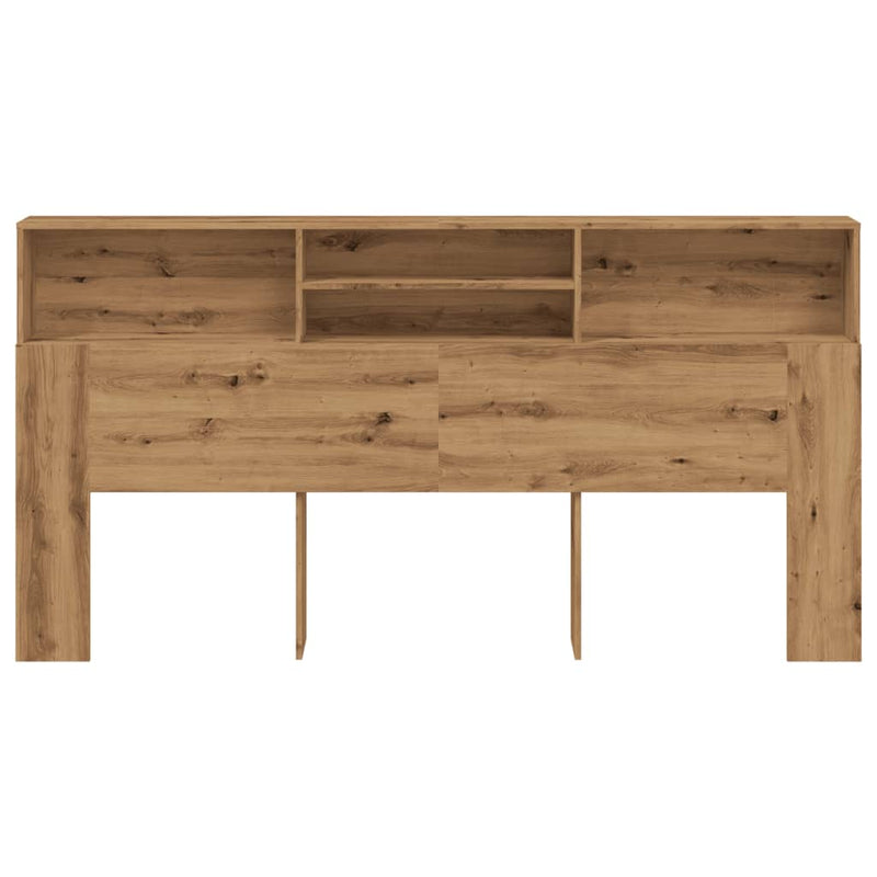 vidaXL kézműves tölgy szerelt fa áthidalószekrény 200 x 19 x 103,5 cm