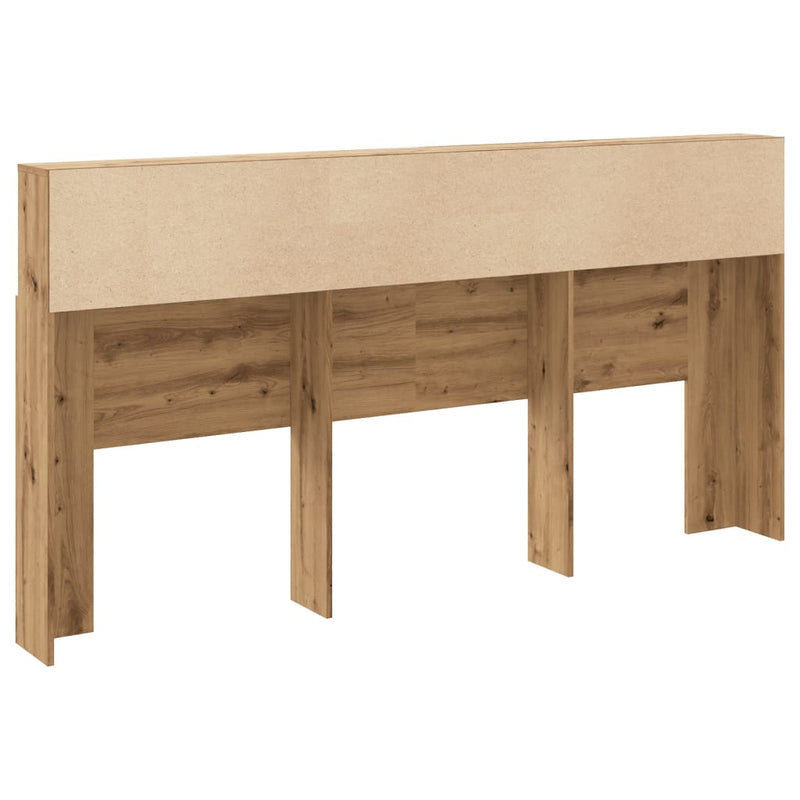 vidaXL kézműves tölgy szerelt fa áthidalószekrény 200 x 19 x 103,5 cm