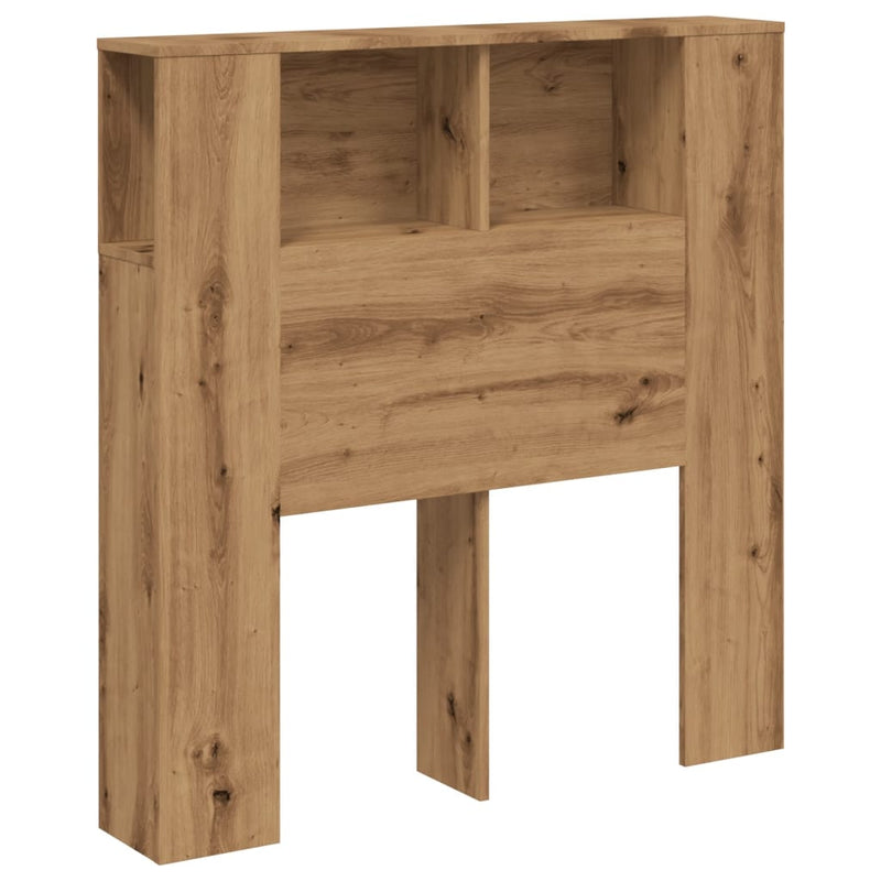 vidaXL kézműves tölgy színű szerelt fa fiókos szekrény 100x18,5x102,5 cm