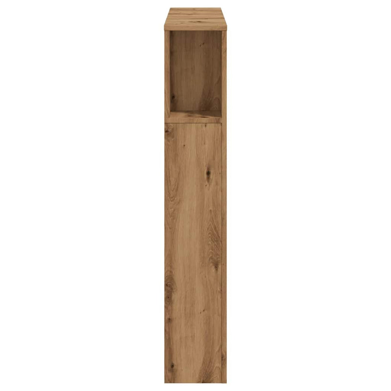 vidaXL kézműves tölgy színű szerelt fa fiókos szekrény 100x18,5x102,5 cm