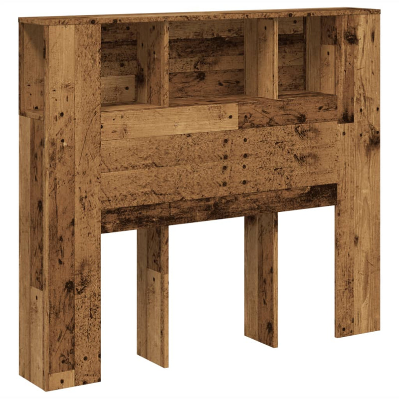 vidaXL antik fa színű szerelt fa áthidalószekrény 120 x 19 x 104,5 cm