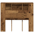 vidaXL antik fa színű szerelt fa áthidalószekrény 120 x 19 x 104,5 cm