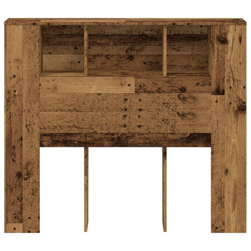 vidaXL antik fa színű szerelt fa áthidalószekrény 120 x 19 x 104,5 cm