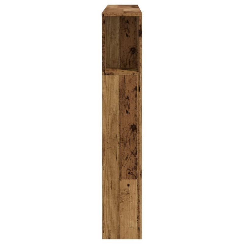vidaXL antik fa színű szerelt fa áthidalószekrény 120 x 19 x 104,5 cm