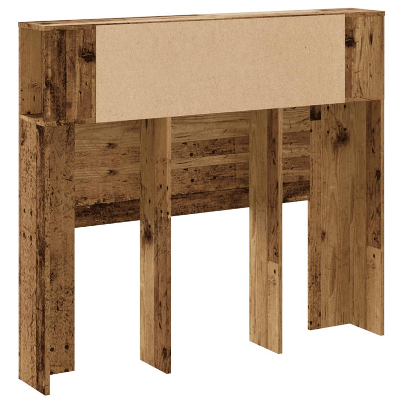 vidaXL antik fa színű szerelt fa áthidalószekrény 120 x 19 x 104,5 cm