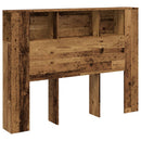 vidaXL antik fa színű szerelt fa áthidalószekrény 140x18,5x102,5 cm