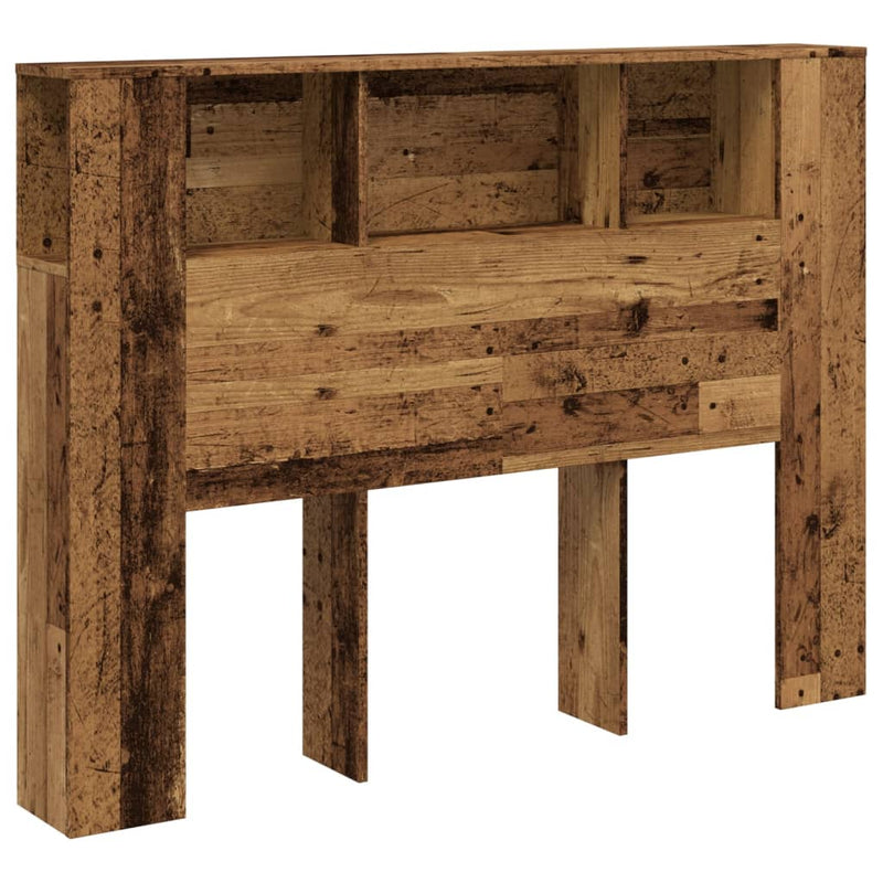 vidaXL antik fa színű szerelt fa áthidalószekrény 140x18,5x102,5 cm