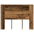vidaXL antik fa színű szerelt fa áthidalószekrény 140x18,5x102,5 cm
