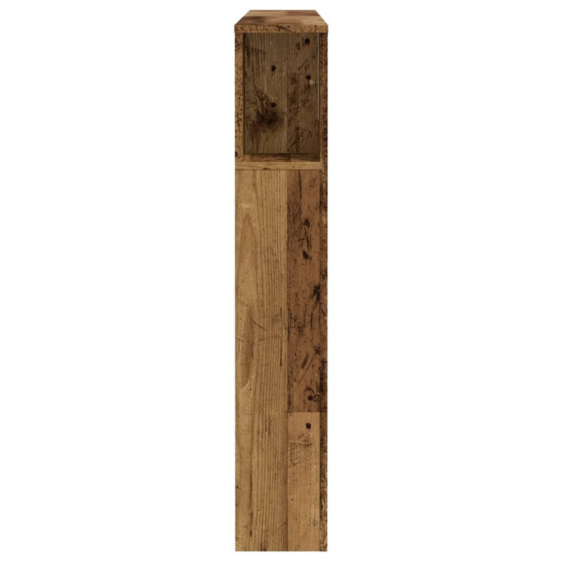 vidaXL antik fa színű szerelt fa áthidalószekrény 140x18,5x102,5 cm