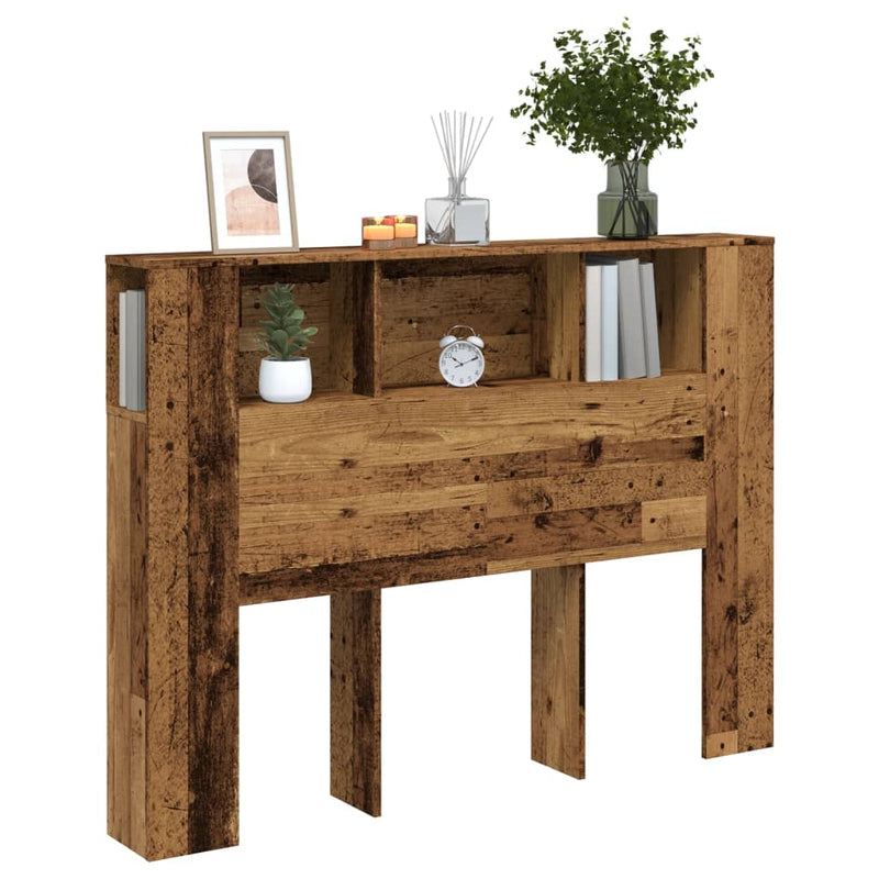 vidaXL antik fa színű szerelt fa áthidalószekrény 140x18,5x102,5 cm