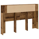 vidaXL antik fa színű szerelt fa áthidalószekrény 160x18,5x103,5 cm