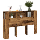 vidaXL antik fa színű szerelt fa áthidalószekrény 160x18,5x103,5 cm