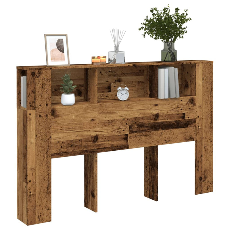 vidaXL antik fa színű szerelt fa áthidalószekrény 160x18,5x103,5 cm