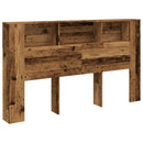 vidaXL antik fa színű szerelt fa áthidalószekrény 180x18,5x102,5 cm