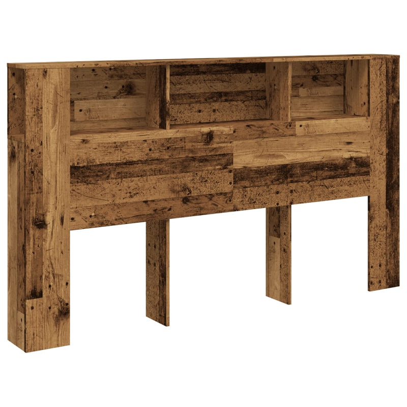 vidaXL antik fa színű szerelt fa áthidalószekrény 180x18,5x102,5 cm