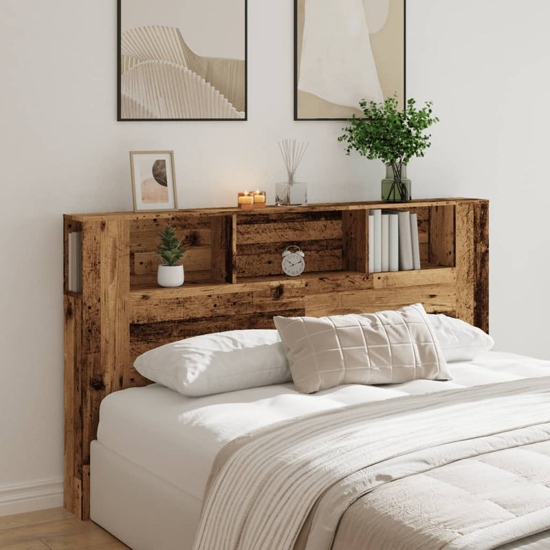 vidaXL antik fa színű szerelt fa áthidalószekrény 180x18,5x102,5 cm