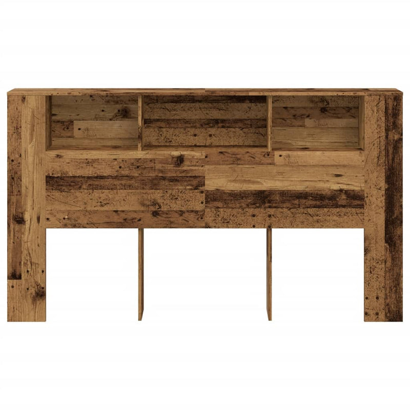 vidaXL antik fa színű szerelt fa áthidalószekrény 180x18,5x102,5 cm