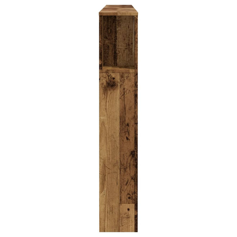 vidaXL antik fa színű szerelt fa áthidalószekrény 180x18,5x102,5 cm