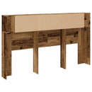 vidaXL antik fa színű szerelt fa áthidalószekrény 180x18,5x102,5 cm