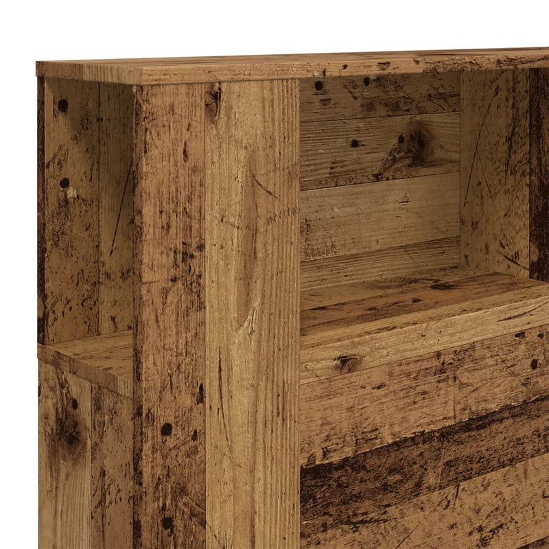 vidaXL antik fa színű szerelt fa áthidalószekrény 180x18,5x102,5 cm
