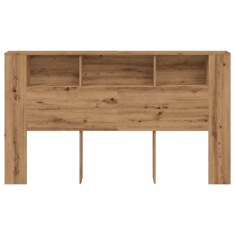 vidaXL kézműves tölgy szerelt fa áthidalószekrény 180x18,5x102,5 cm