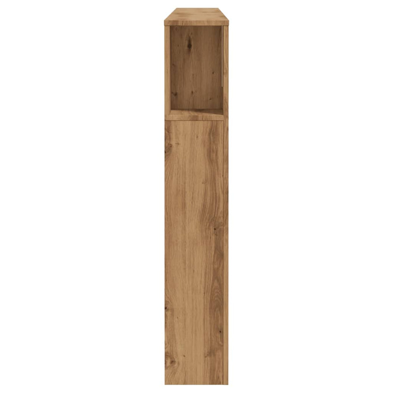 vidaXL kézműves tölgy szerelt fa áthidalószekrény 180x18,5x102,5 cm