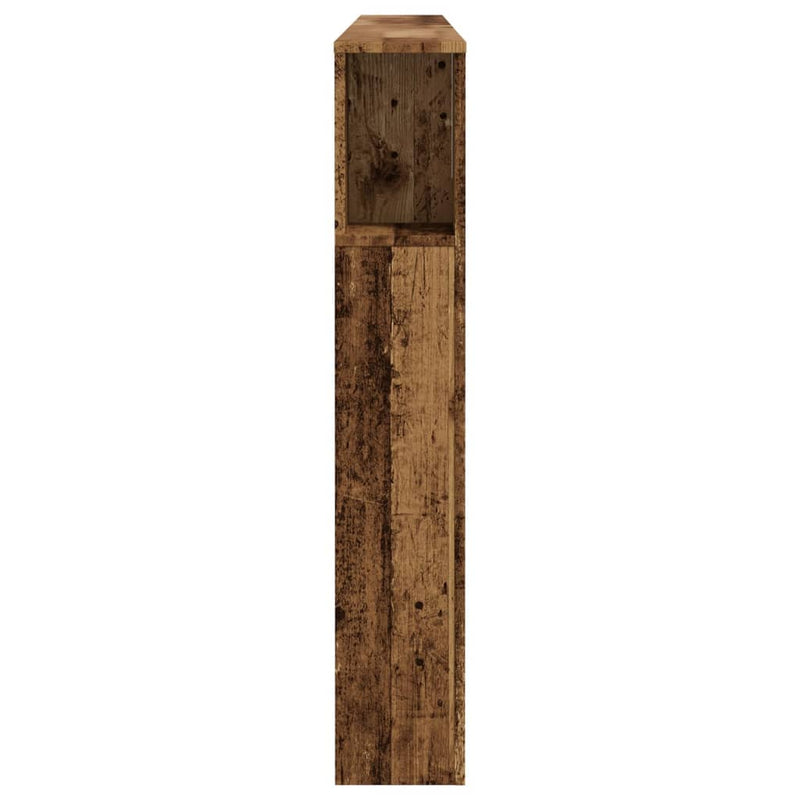 vidaXL antik fa színű szerelt fa áthidalószekrény 200x18,5x102,5 cm