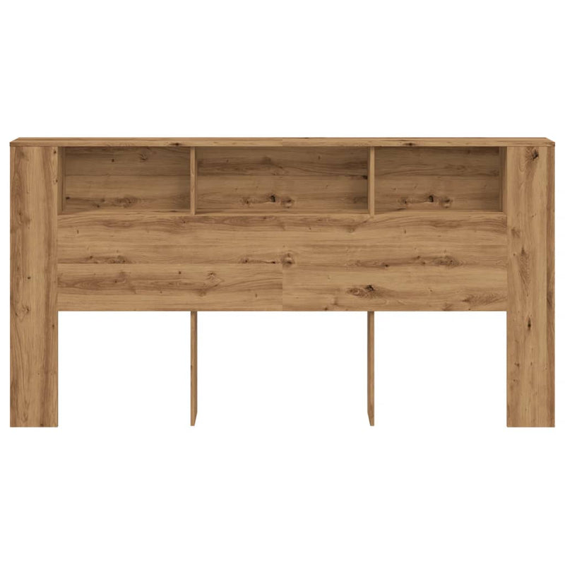 vidaXL kézműves tölgy szerelt fa áthidalószekrény 200x18,5x102,5 cm