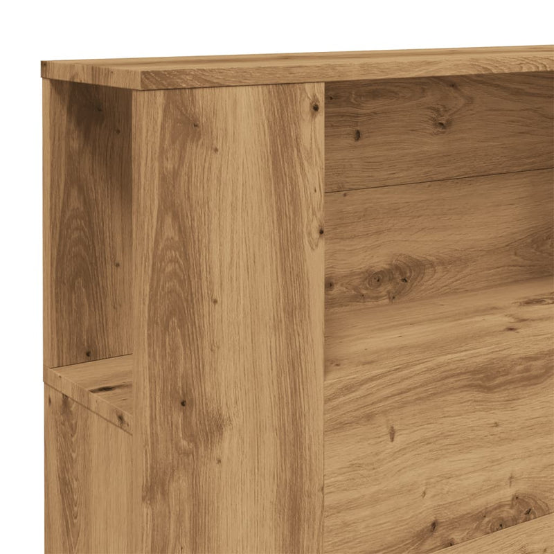 vidaXL kézműves tölgy szerelt fa áthidalószekrény 200x18,5x102,5 cm