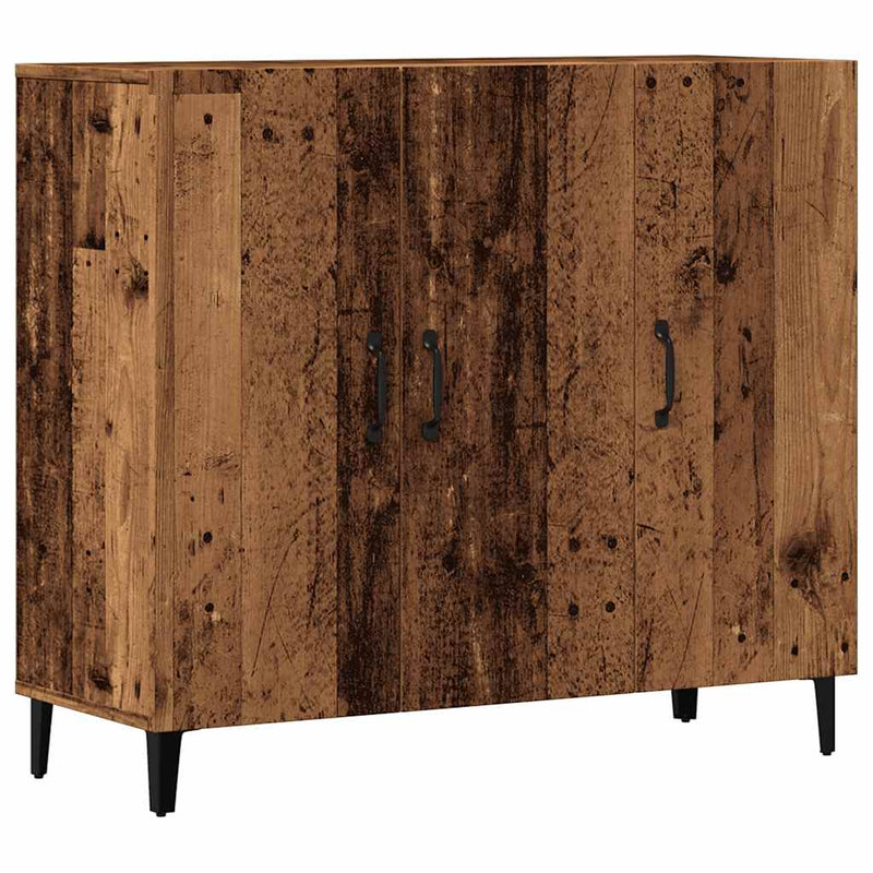 vidaXL antik fa színű szerelt fa tálalószekrény 90 x 34 x 80 cm