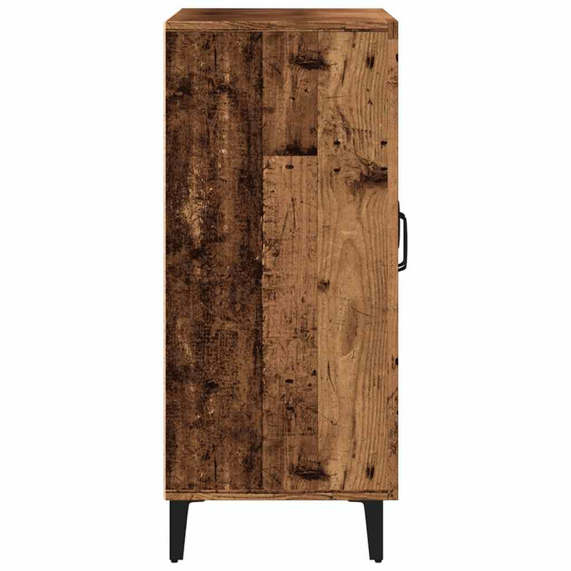 vidaXL antik fa színű szerelt fa tálalószekrény 90 x 34 x 80 cm