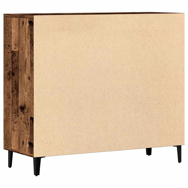 vidaXL antik fa színű szerelt fa tálalószekrény 90 x 34 x 80 cm