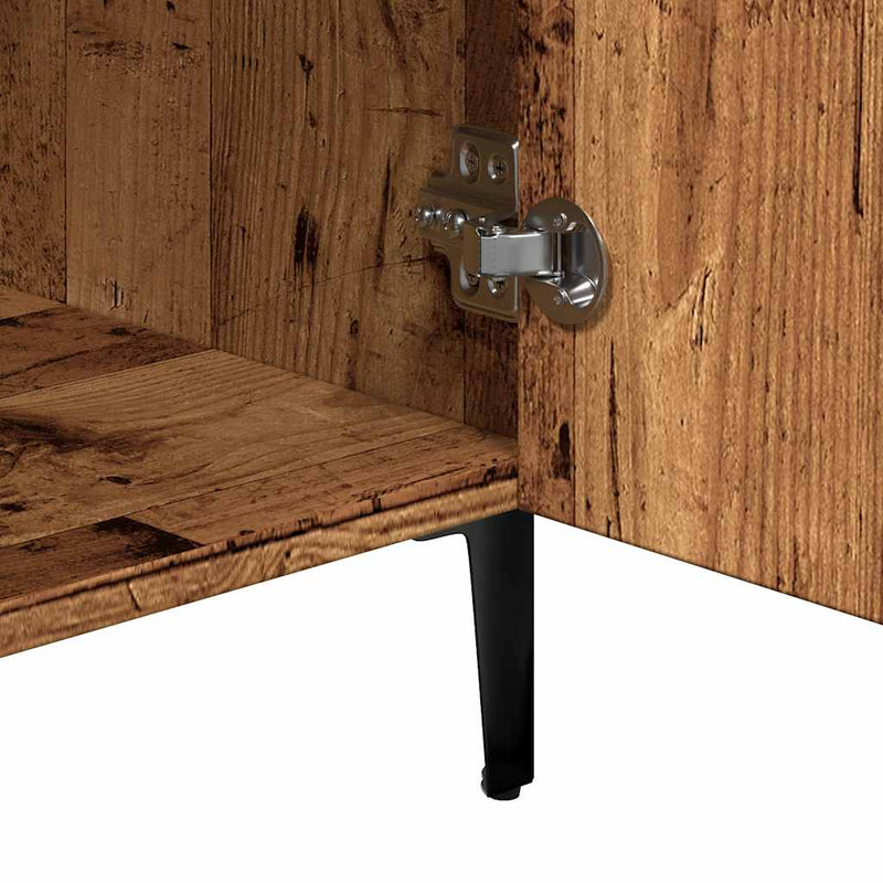 vidaXL antik fa színű szerelt fa tálalószekrény 90 x 34 x 80 cm