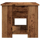 vidaXL antik fás szerelt fa dohányzóasztal 79 x 49 x 41 cm