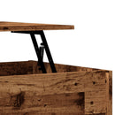 vidaXL antik fa színű szerelt fa dohányzóasztal 80 x 50,5 x 41,5 cm