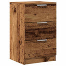 vidaXL antik fa színű szerelt fa éjjeliszekrény 40 x 36 x 65 cm