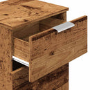 vidaXL antik fa színű szerelt fa éjjeliszekrény 40 x 36 x 65 cm