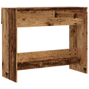 vidaXL konzolasztal Régi fa 90x36x75 cm Gépelt fa